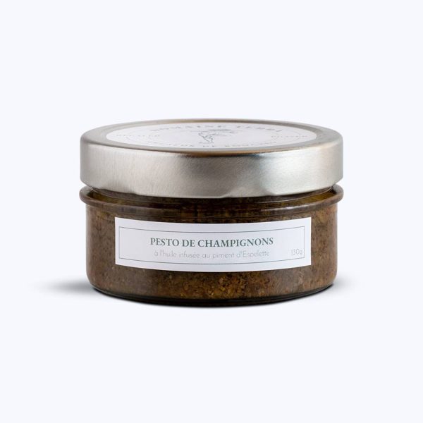 Domaine terra pesto de champignons a l huile infusee au piment d espelette