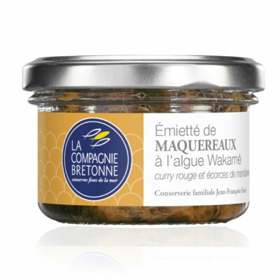 La compagnie bretonne emietté de maqueraux à l'algue wakamé curry rouge et mandarine