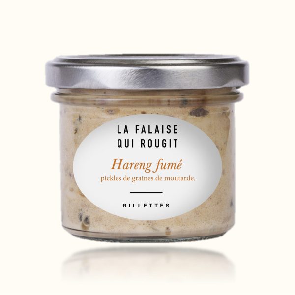 La falaise qui rougit rillettes de hareng fume pickles de graines de moutarde