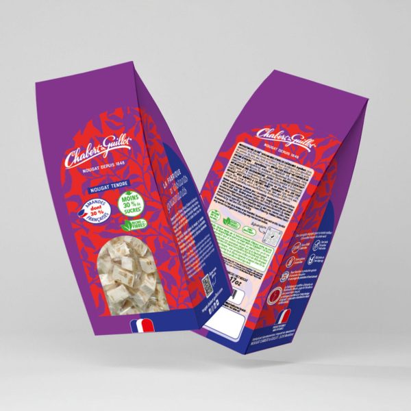 Nougat chabert guillot etui nougat moins sucre au miel de chataigner