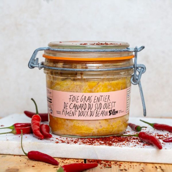sillon foie gras igp sud ouest piment doux fume du bearn