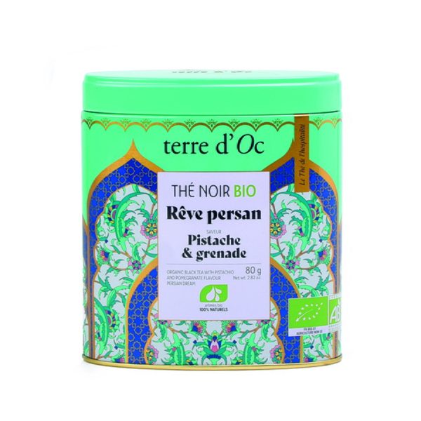 Terre d'oc the noir bio reve persan pistache grenade